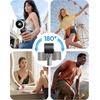 image:imageGaiatop Portable Handheld Turbo Fan 15 Hrs Cooling 180 Foldable 4in1 Hand Held Fans 6Speed 1100 Personal Mini Handheld Fans Small Portable Fan for Travel Working Outdoor Women Gifts BlackPurple