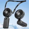 image:imageGaiatop 4000mAh Handheld Mini Fan 7110RPM High Speed Portable Personal Fan 3 Gears Strong Wind LED Display USB Rechargeable Battery Operated Gift for Women Makeup Travel Outdoor PinkBlack
