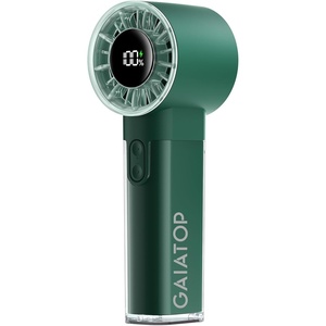image:imageGaiatop Portable Handheld Turbo Fan 1100 Adjustable High Speeds 320Hrs Cooling Times 4800mAh USB Rechargeable Portable Small Hand Fans with Lanyard for Outdoor Travel Home Make Up Army GreenArmy Green