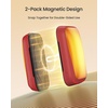 image:imageGaiatop Electric Hand Warmers Rechargeable Magnetic Pocket Hand Warmer 2Pack 3s Fast Heating Fits in Gloves Winter Sports Hunting Accessories Warm Day Gifts for Men WomenRed