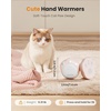 image:imageGaiatop Hand Warmers Rechargeable 2 Pack Cute Cat Paw Design 3 Levels Magnetic Electric Pocket Heater Reusable Portable Hot Hands Stocking Stuffers Gifts for Women Men Cat LoverPink