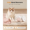 image:imageGaiatop Hand Warmers Rechargeable 2 Pack Cute Cat Paw Design 3 Levels Magnetic Electric Pocket Heater Reusable Portable Hot Hands Stocking Stuffers Gifts for Women Men Cat LoverWhite