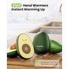 image:imageGaiatop Hand Warmers Rechargeable 2 Pack Magnetic 3 Settings Fast Heating Avocados Shape Electric Portable Pocket Heater Reusable Hot Hands Gifts for Women Men Outdoor Camping Hunting GolfSmiling Face