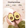 image:imageGaiatop Hand Warmers Rechargeable 2 Pack Magnetic 3 Settings Fast Heating Avocados Shape Electric Portable Pocket Heater Reusable Hot Hands Gifts for Women Men Outdoor Camping Hunting GolfSmiling Face