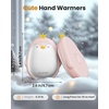image:imageGaiatop Magnetic Hand Warmers Rechargeable 2 Pack 3 Settings Cute Pocket Penguin Fast Hot Hands Reusable Portable Electric Heater for Camping Hunting Golf Stocking Stuffers Gifts for Women MenPink