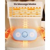 image:imageGaiatop Portable Heating Pad 5000mAh Cordless Menstrual Heating Pad with 3 Heat Levels and 6 Massage Modes 5S Fast Heat Pad for Women Girl Light BlueLight Blue