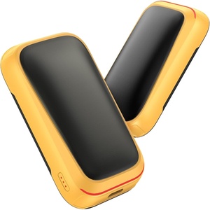 image:imageGaiatop Electric Hand Warmers Rechargeable Magnetic Pocket Hand Warmer 2Pack 3s Fast Heating Fits in Gloves Winter Sports Hunting Accessories Warm Day Gifts for Men WomenYellow