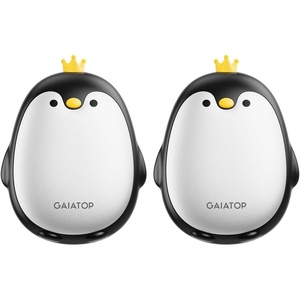 image:imageGaiatop Magnetic Hand Warmers Rechargeable 2 Pack 3 Settings Cute Pocket Penguin Fast Hot Hands Reusable Portable Electric Heater for Camping Hunting Golf Stocking Stuffers Gifts for Women MenBlack