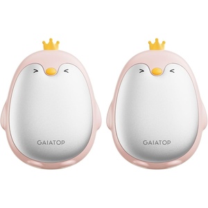 image:imageGaiatop Magnetic Hand Warmers Rechargeable 2 Pack 3 Settings Cute Pocket Penguin Fast Hot Hands Reusable Portable Electric Heater for Camping Hunting Golf Stocking Stuffers Gifts for Women MenPink