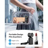 image:imageGaiatop Mini Portable Handheld Fan 6Speed Turbo Cooling Max 15 Hrs Rechargeable Personal Pocket Fan 3in1 Foldable Small Hand Fans for Outdoor Camping Travel Essentials Gifts for Women Men BlackBlack