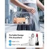 image:imageGaiatop Mini Portable Handheld Fan 6Speed Turbo Cooling Max 15 Hrs Rechargeable Personal Pocket Fan 3in1 Foldable Small Hand Fans for Outdoor Camping Travel Essentials Gifts for Women Men BlackWhite