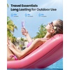 image:imageGaiatop Portable Handheld Fan 3 Speed USB Rechargeable Small Hand Cute Clouds Mini Slide Fans Lash Makeup Pocket Personal BeachTravel Essentials Summer Cooling Gifts for Women GirlsPurple