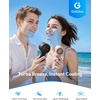 image:imageGaiatop Small Handheld Personal Fan Powerful High Speed Turbo Cooling USB Rechargeable Mini Portable Fan for Travel Outdoor Essentials Summer Gifts for Women Girls PinkPink