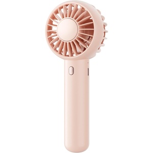 image:imageGaiatop Mini Portable Fan Small and Powerful Cute Design 3 Speed Personal Handheld fan and Desktop with Base Lightweight USB Rechargeable for Travel Lash Makeup Girl Women Summer Gift PinkPink