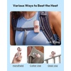 image:imageGaiatop Mini Clip on Fan Portable 180 Adjustable Personal Hat Fan Clip On 3in1 HandsFree Mini Portable Fans Only 24 oz 3Speed Rechargeable Outdoor Sports Travel Essentials Women Men BlackPink