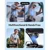 image:imageGaiatop Portable Clip on Fan Rechargeable Battery 100 Speed 15000RPM Powerful 31fts Airflow HandsFree NeckBeltWaist Personal Mini Cooling Fan for Camping Outdoor Jobsite Travel Gifts BlackGrey