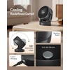 image:imageGaiatop Portable Desk Fan 3 Adjustable Speeds Solid Black Quiet Brushless Motor Up to 19H AllDay Cooling 135 Tilt Bedroom Fan for HomeOfficeOutdoor BlackBlack