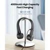 image:imageGaiatop Portable Neck Fan 4000mAh Rechargeable Hands Free Bladeless Mini Fans 3 Speeds Air Outlet Can Rotate 70 Free Adjustment Personal Wearable Cooling Fan Suitable for Travel Office BlueBlack