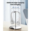 image:imageGaiatop Portable Neck Fan 4000mAh Rechargeable Hands Free Bladeless Mini Fans 3 Speeds Air Outlet Can Rotate 70 Free Adjustment Personal Wearable Cooling Fan Suitable for Travel Office BlueWhite