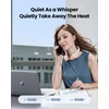 image:imageGaiatop Portable Neck Fan 4000mAh Rechargeable Hands Free Bladeless Mini Fans 3 Speeds Air Outlet Can Rotate 70 Free Adjustment Personal Wearable Cooling Fan Suitable for Travel Office BluePink