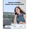 image:imageGaiatop Portable Neck Fan 4000mAh Rechargeable Hands Free Bladeless Mini Fans 3 Speeds Air Outlet Can Rotate 70 Free Adjustment Personal Wearable Cooling Fan Suitable for Travel Office BlueBlue