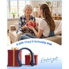 image:imageGaiatop Portable Neck Fan Rechargeable HandsFree 360 Cooling 235hrs Runtime Battery Powered Personal Wearable Fan Quiet Summer Outdoor Travel Essentials Birthday Gifts for Women Men WhiteBlue
