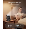 image:imageGaiatop Small Desk Fan 4000mAh Portable Fan for Travel with 3 LED Light Max 18 Hrs Desk Fans Quiet for Bedside Desktop UltraSlim Mini Fans Travel Cruise Essentials Office Accessories BlackBlack