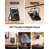 image:imageGaiatop Small Desk Fan 4000mAh Portable Fan for Travel with 3 LED Light Max 18 Hrs Desk Fans Quiet for Bedside Desktop UltraSlim Mini Fans Travel Cruise Essentials Office Accessories BlackBlack