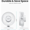 image:imageGaiatop USB Desk Fan Small But Powerful Personal Portable Quiet 3 Speeds Adjustable Mini Table Desktop fan for Cooling Home Office Car Summer Travel Gifts BlackPure White