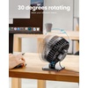 image:imageGaiatop USB Desk Fan Small But Powerful Personal Portable Quiet 3 Speeds Adjustable Mini Table Desktop fan for Cooling Home Office Car Summer Travel Gifts BlackBlack