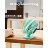 image:imageGaiatop USB Desk Fan Small But Powerful Personal Portable Quiet 3 Speeds Adjustable Mini Table Desktop fan for Cooling Home Office Car Summer Travel Gifts BlackGreen