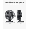 image:imageGaiatop USB Desk Fan Small But Powerful Personal Portable Quiet 3 Speeds Adjustable Mini Table Desktop fan for Cooling Home Office Car Summer Travel Gifts BlackBlack