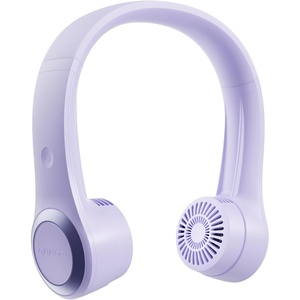 image:imageGaiatop Portable Neck Fan 4000mAh Rechargeable Hands Free Bladeless Mini Fans 3 Speeds Air Outlet Can Rotate 70 Free Adjustment Personal Wearable Cooling Fan Suitable for Travel Office BluePurple