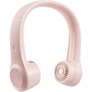 image:imageGaiatop Portable Neck Fan 4000mAh Rechargeable Hands Free Bladeless Mini Fans 3 Speeds Air Outlet Can Rotate 70 Free Adjustment Personal Wearable Cooling Fan Suitable for Travel Office BluePink