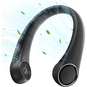 image:imageGaiatop Portable Neck Fan Rechargeable HandsFree 360 Cooling 235hrs Runtime Battery Powered Personal Wearable Fan Quiet Summer Outdoor Travel Essentials Birthday Gifts for Women Men WhiteBlack