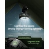 image:imageGaiatop Portable Camping Fan with LED Lantern Power Display 360 Head Rotation Hanging Hook for Tent 3 Speed Quiet Rechargeable Battery Operated USB Fans for Indoor Outdoor Travel GreenBlack