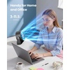 image:imageGaiatop Small Desk Fan Rechargeable Quiet Personal Table Fan Touch Control Display 360 Tilt 5Speed Strong Wind 4000mAh Battery Small Fans for Bedroom Dorm Office Gifts for Women Girls PinkBlack