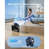 image:imageGaiatop Small Desk Fan Rechargeable Quiet Personal Table Fan Touch Control Display 360 Tilt 5Speed Strong Wind 4000mAh Battery Small Fans for Bedroom Dorm Office Gifts for Women Girls PinkBlue