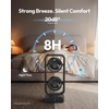 image:imageGaiatop Tower Fan 310 Tilt Oscillating Desk Fans 22 fts Standing Fan for Bedroom with Remote 59 ft Cable Fans That Blow Cold Air 90 Oscillating 8H Timer Home Office Table Floor 16H BlackBlack