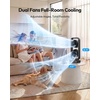 image:imageGaiatop Tower Fan 310 Tilt Oscillating Desk Fans 22 fts Standing Fan for Bedroom with Remote 59 ft Cable Fans That Blow Cold Air 90 Oscillating 8H Timer Home Office Table Floor 16H BlackBlack